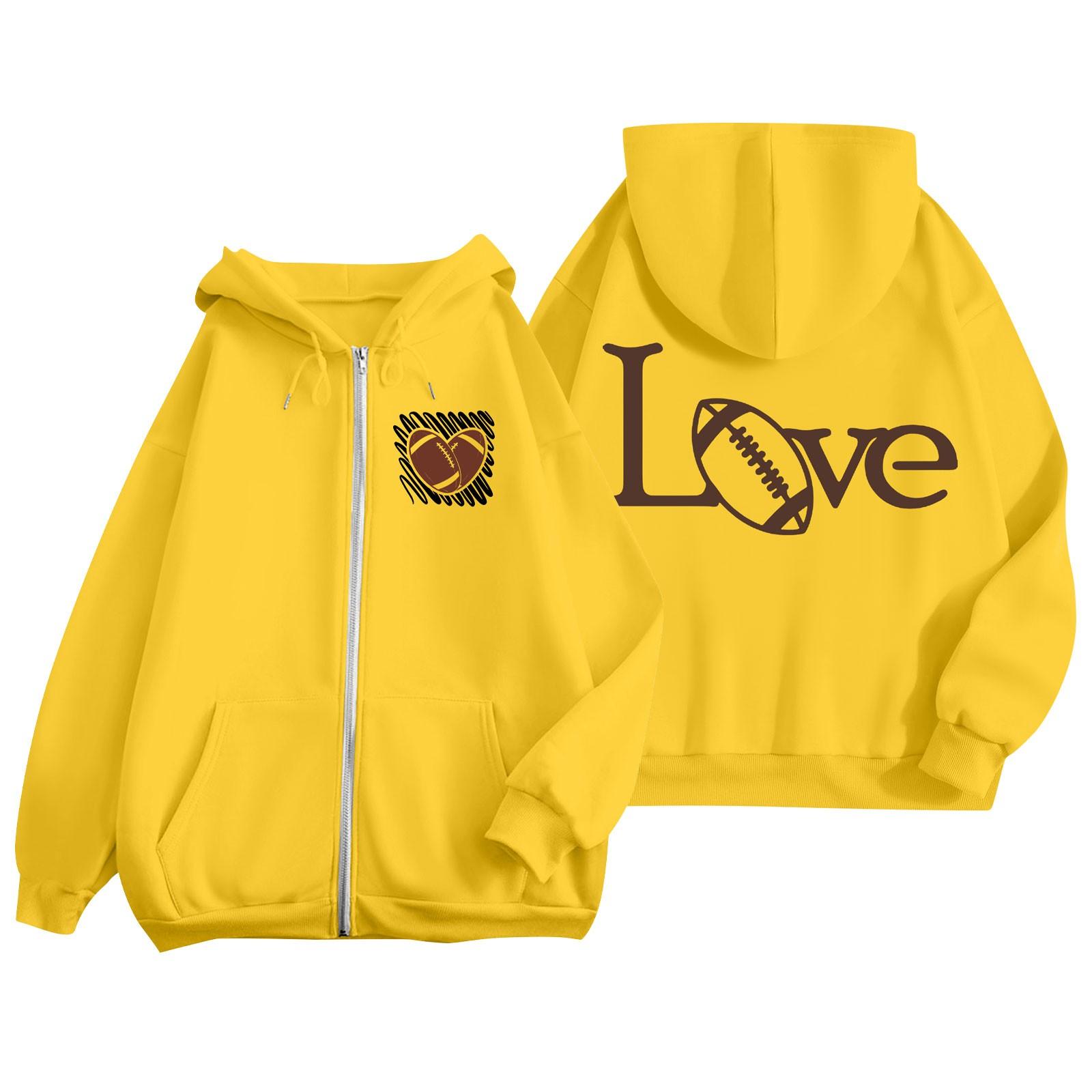 

Женская однотонная толстовка с длинным рукавом на молнии, повседневная, удобная, свободная, легкая женская толстовка XL жёлтый