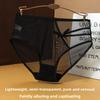 Lady Summer New Style Sweet Butterfly Hollow Net Gauze Sexy Perspective Low Waist Triangle Briefs