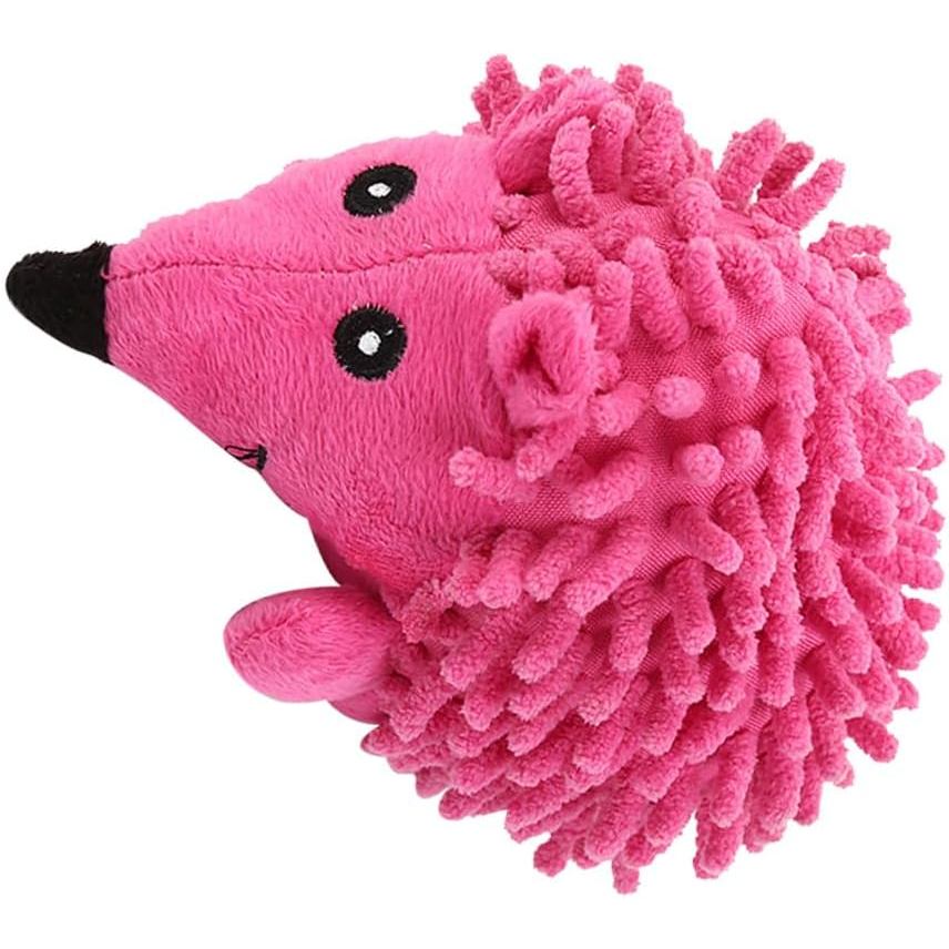 PetToy DogToyPlush SqueezingHedgehogPink DogInteractive SmallChewing PetSupplies Cotton Bite Puppy Material Safe, Soft, Wear Resistant, Bite Resistant