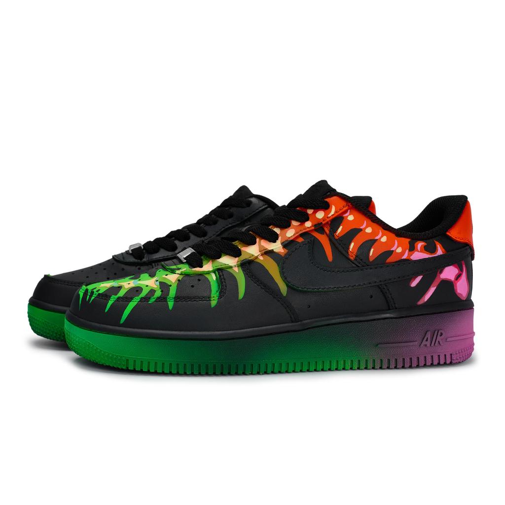 Nike Air Force 1 csúszásmentes alacsony szárú gördeszkás cipő Uniszex Fekete CW2288-001(Team80-S-BOX)