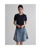 8SECONDS Dot Short Sleeve Pullover Navy