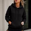 Women's Drawstring Hoodie Sweatshirt with Sleeves for Fall Winter