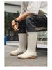 Herren High-Top Wasserdichte Rutschfeste Arbeitsstiefel: Strapazierfähige Gummistiefel für Angeln und Bauwesen