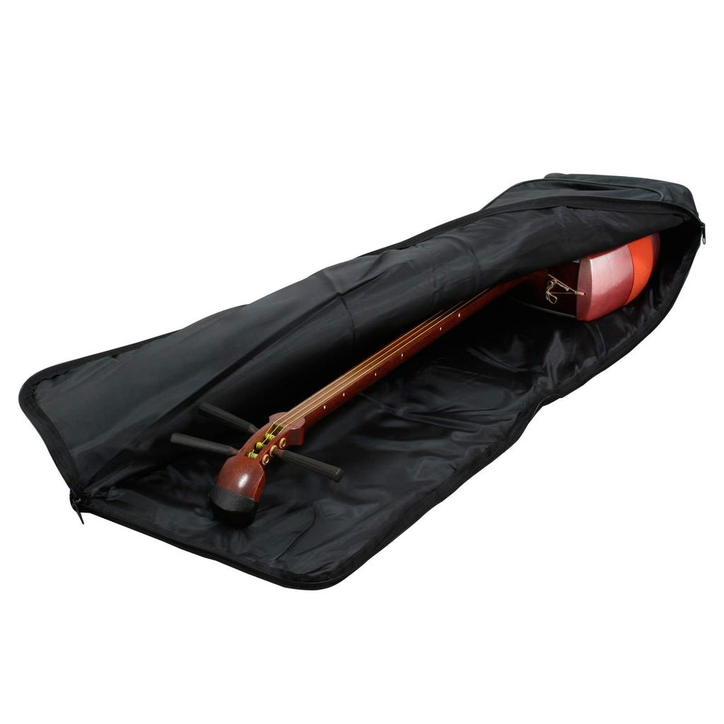 Kikutani Folk Song, Jiuta, Kouta, Nagauta Shamisen Cover, Shamisen Bag, Black, JSB-1N BK
