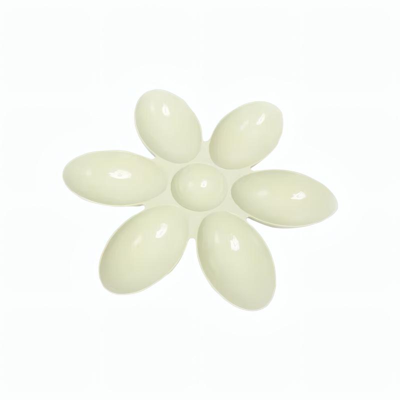 Multi-Cat Anti-Theft Petal Food Bowl for Kittens and Small Cats - Six Compartments