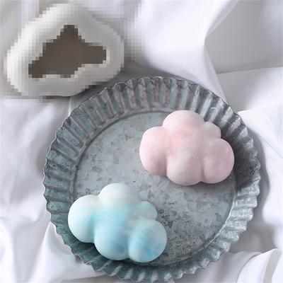 3D Bulut Şekli Çikolata Silikon Kalıp Mus Fondan Küp Puding Şeker Kalıbı