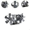 Fireplace Fan 12 Blade Heat Powered Wood Furnace for Combustion House
