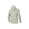 Anta Solid Color Zipper Hooded Long Sleeve Storm Jacket Men Jackets Light-Gray-Green 152347635-1