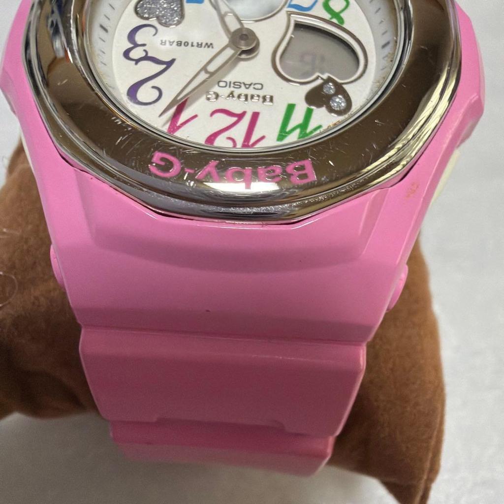 Used CASIO Baby-G Pink Digital Analog Watch