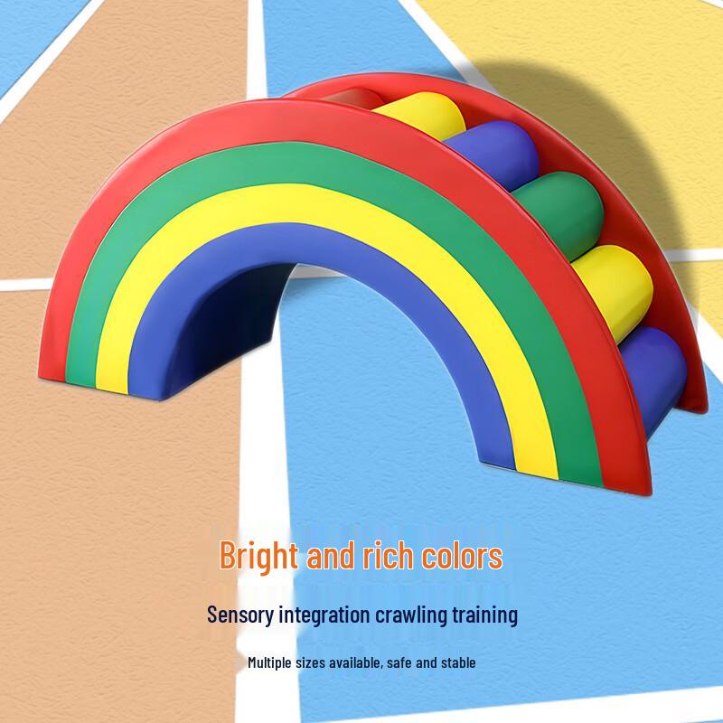 WEZHO Children's Sensory Soft Rainbow Bridge