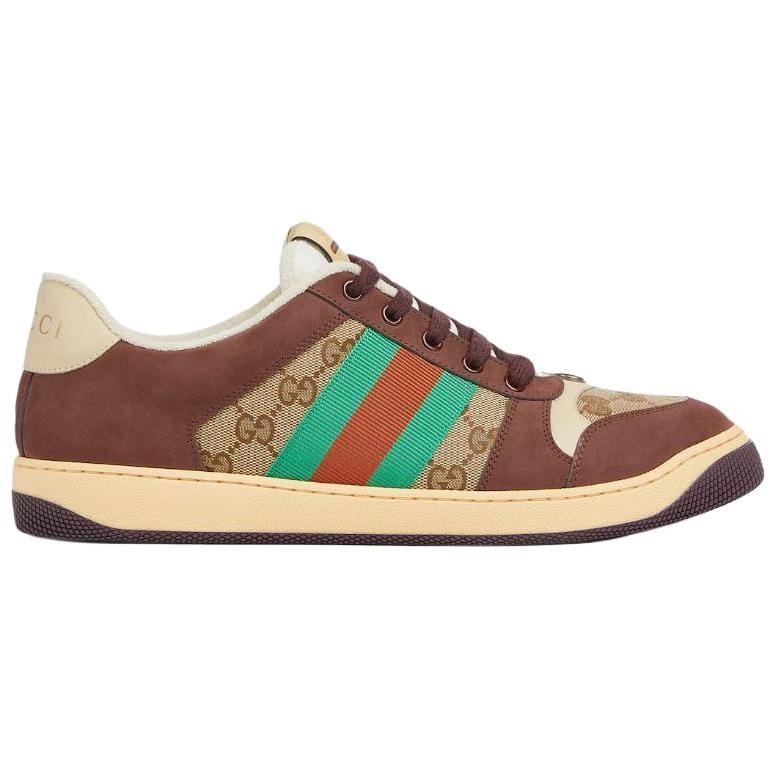 Gucci Screener Sneaker 'Black Dark Brown' 838984 HVKI0 9751