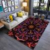 Vibrant Abstract Kaleidoscope Pattern Suitable As a Non-slip Mat for the Living Room or Bedroom Sofa