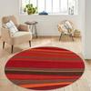 Washable Round Printed Carpet RHM7110