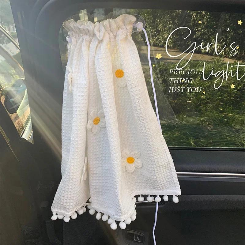 Suction Cup Curtain In The Car Window Sunshade Cover Cartoon Universal Side Window Sunshade UV Protection For Kid Baby Children