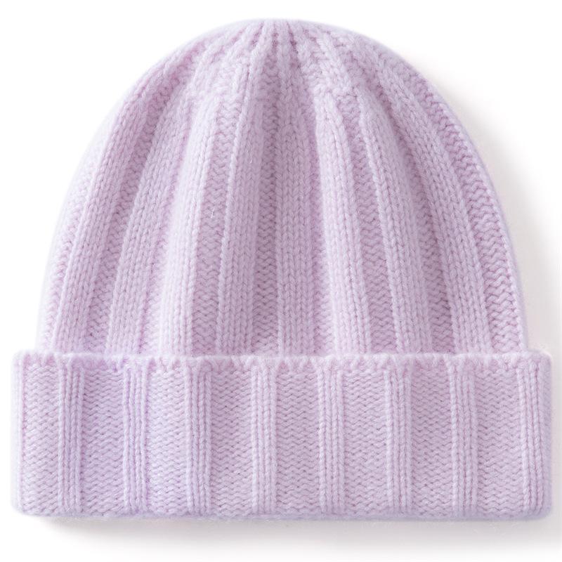 New Autumn and Winter Cashmere Thermal Hat Men's and Women's Children's Versatile Knitted Hat Outdoor Riding Hat Cold Hat Headgear