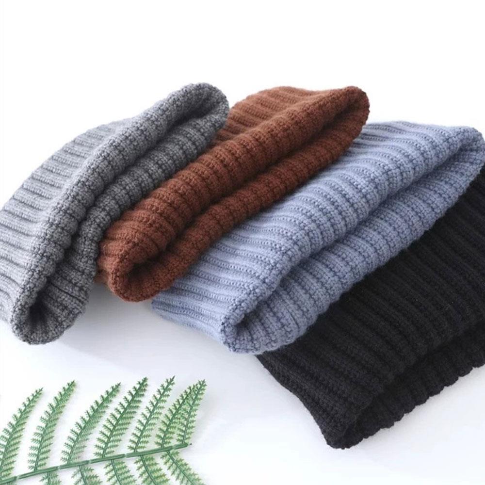 1PC Winter Neck Warmer Scarf Thick Warm Elastic Collar Convertible Headband-like Accessory for Outdoor Casual Office