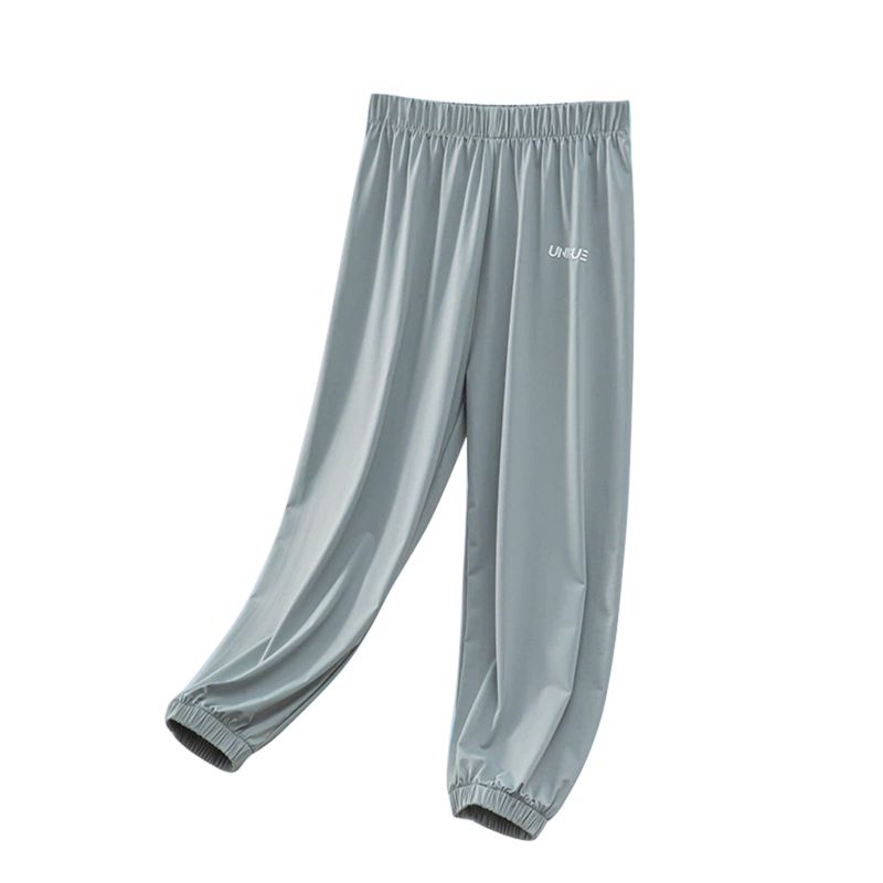 3-14 Years Kids Summer Lightweight Breathable Pants Sunscreen Anti-mosquito Pants