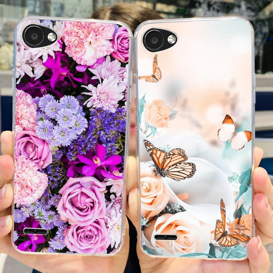For LG Q6 Case M700 M703 Cute Painted Cover Soft Silicone Phone Case For LG Q6 Q6+ LGQ6 Back Cover Bumper For LG Q6 5.5'' Fundas