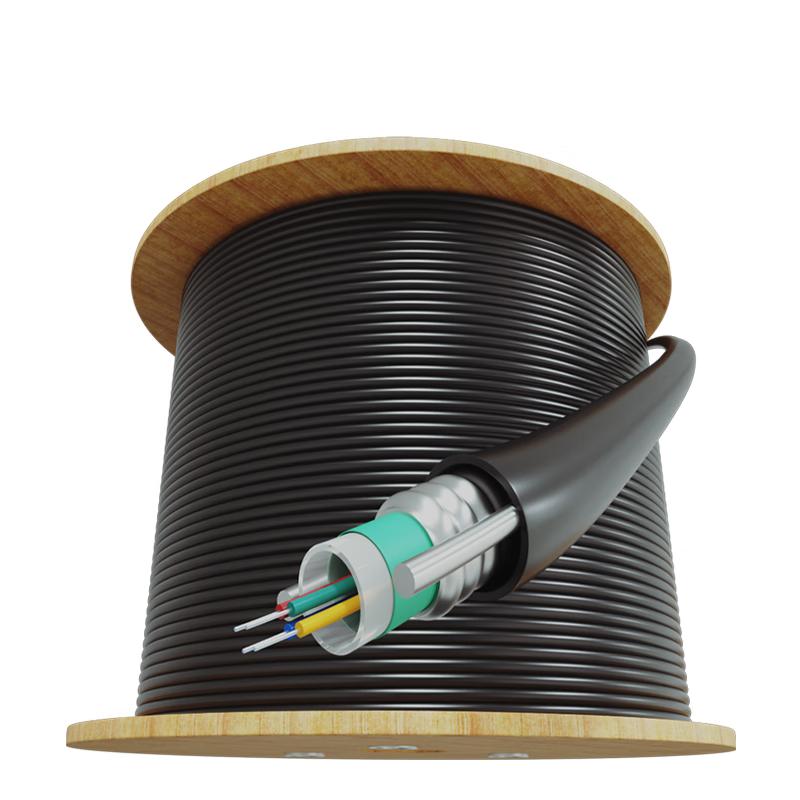 

Fengyingzi Armored Outdoor Fiber Optic Cables 4 Core, 1m