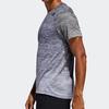 Adidas Logo Fitness Training Breathable Short Sleeve T-Shirt Men Tops Gray FL4393