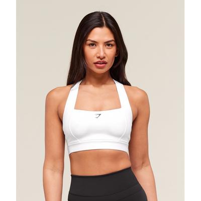 Square Neck Sports Bra White B3b7w Wb57