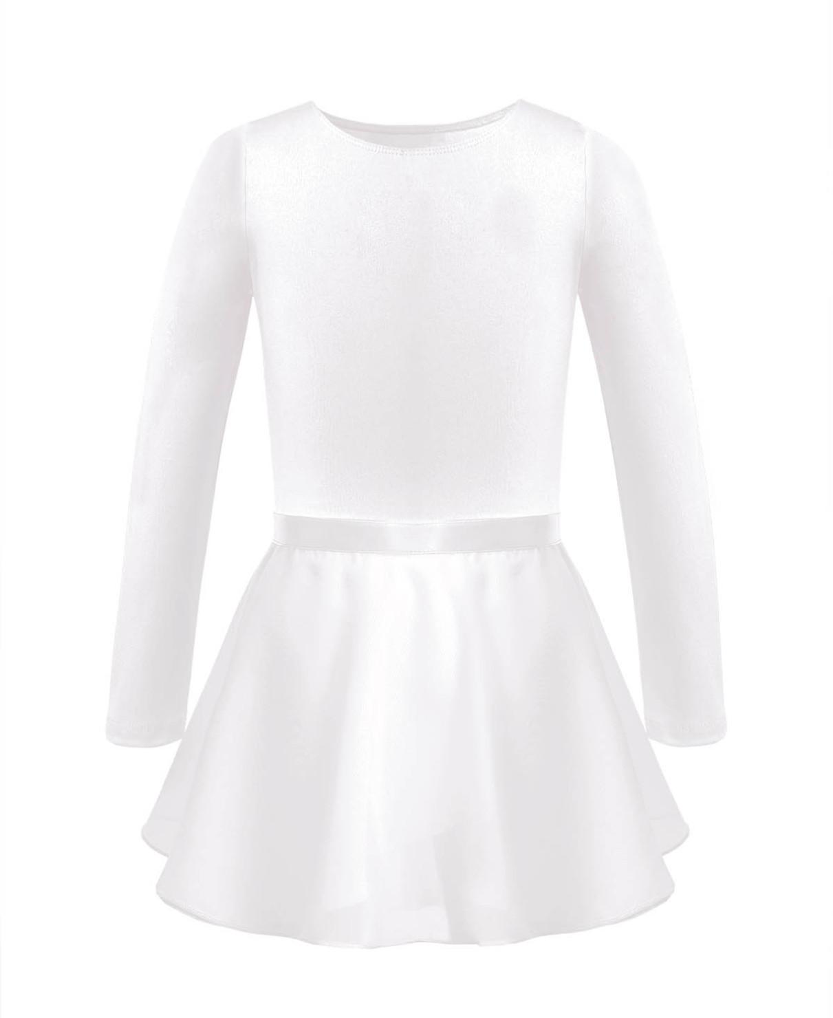 Manyakai 2 stuks meisjes ballet tutu jurk ballerina dans kostuums gymnastiek turnpakje met gestrikte rok set 8-10 Years