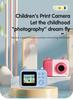 Kids' Instant HD Digital Camera - Portable Print & Play Toy Gift