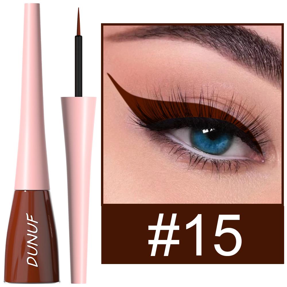 18 colori eyeliner liquido ad asciugatura rapida impermeabile eyeliner a lunga tenuta ombretto sistema di colori misti eyeliner penne per trucco occhi glamour