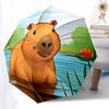 1PC Capybara, Nature Automatic Open/close Umbrella with 8-Rib Structure for Women/Men, All-Season Use - Fashion Lovers Yy250919027
