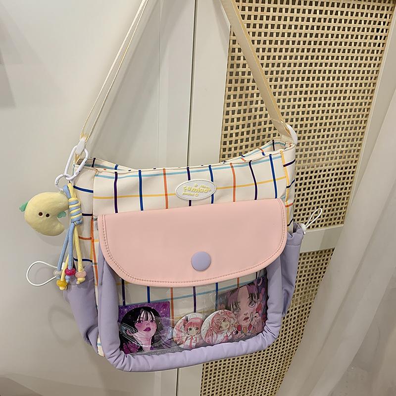 A New Large Capacity Japanese Style Printed Backpack for Girls  Junior High School and Senior High School Students  and A Backpack for Girls