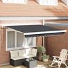 VidaXL Manual Retractable Awning Anthracite 300x250 Cm 3329929