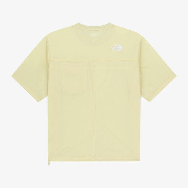The North Face Aira Pocket Short Sleeve Round Tee Custard Nt7ur18l