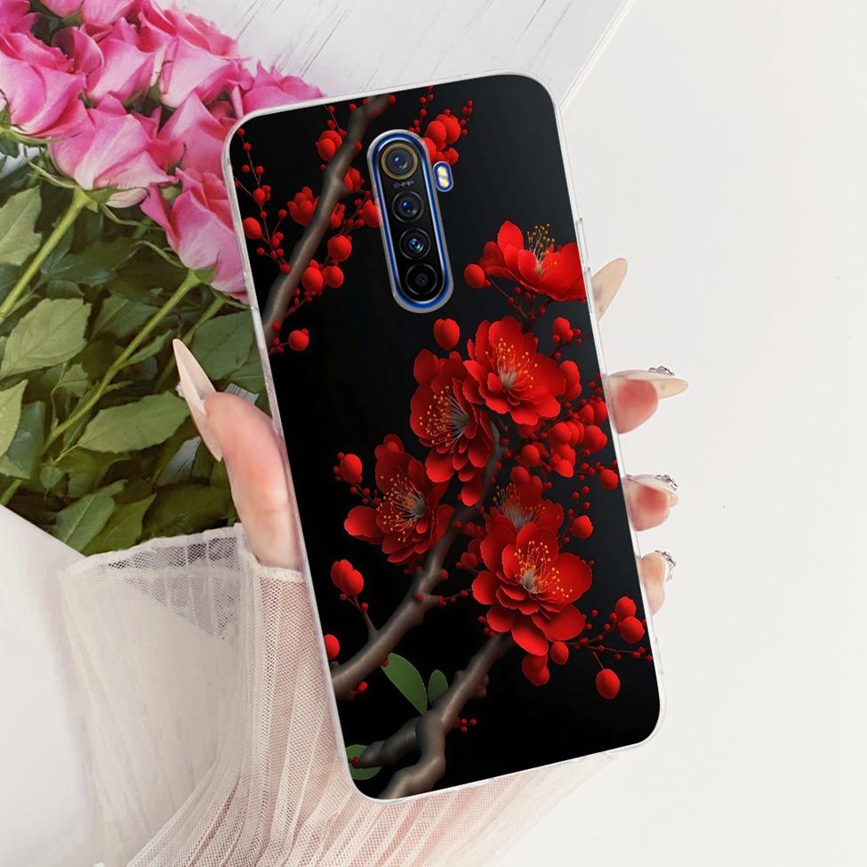 Clear For Realme X2Pro RMX1931 Casing For Realme X2 Pro Case Luxury Fashion Butterfly Funny Cute Painted Cover