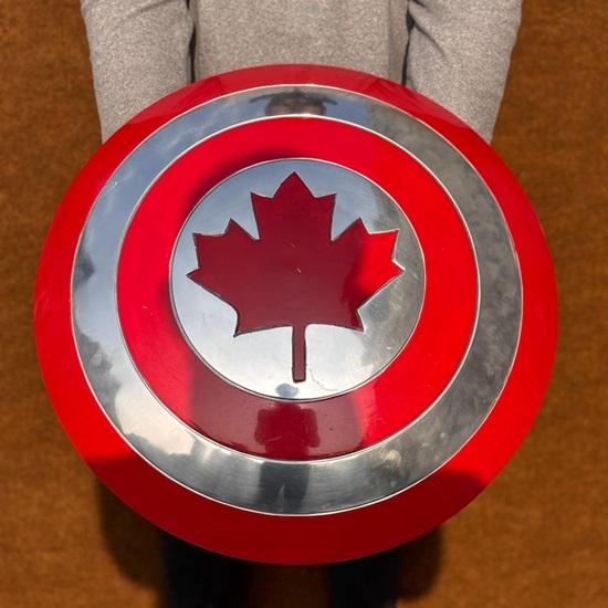 Canada Shield  Authentic Prop Replica for Roleplay, the Perfect Christmas Gift for Collectors