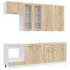 Kitchen Unit LYON 8 Pcs Sonoma Oak Engineered Wood