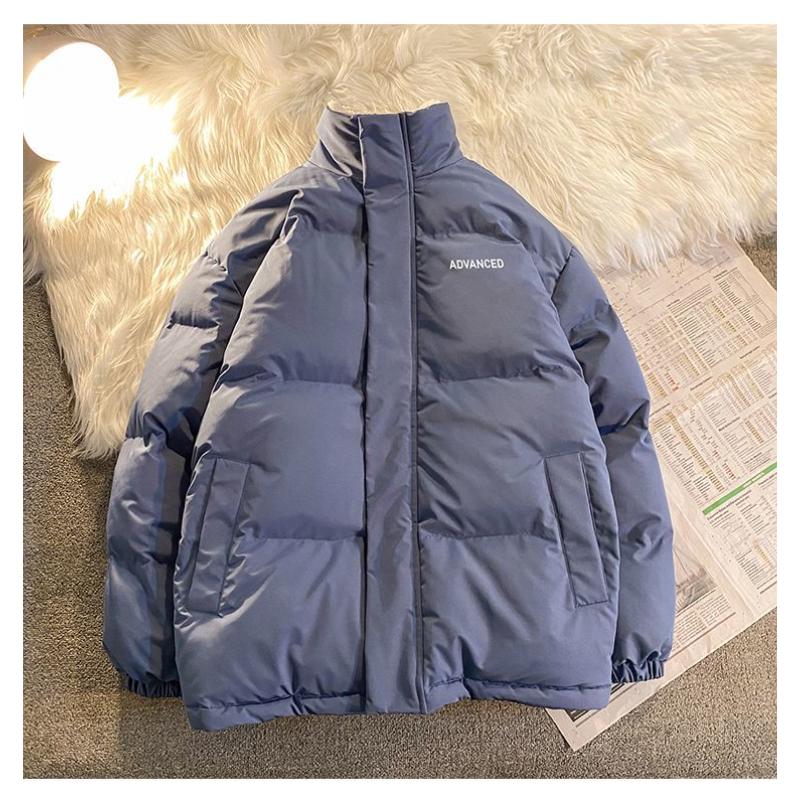 

Короткая новая хлопковая куртка мех ягненка плюс бархат маленькая утолщенная тепловая XL синий