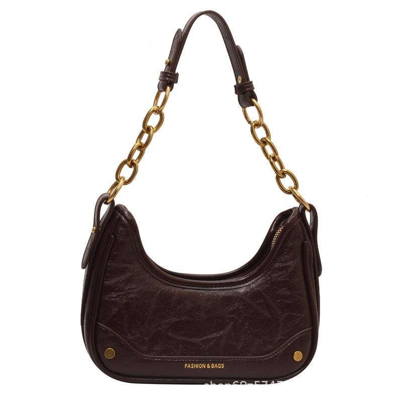 Medieval bag retro 2025 winter shoulder messenger bag Internet celebrity bag manufacturer temperament versatile shoulder bag