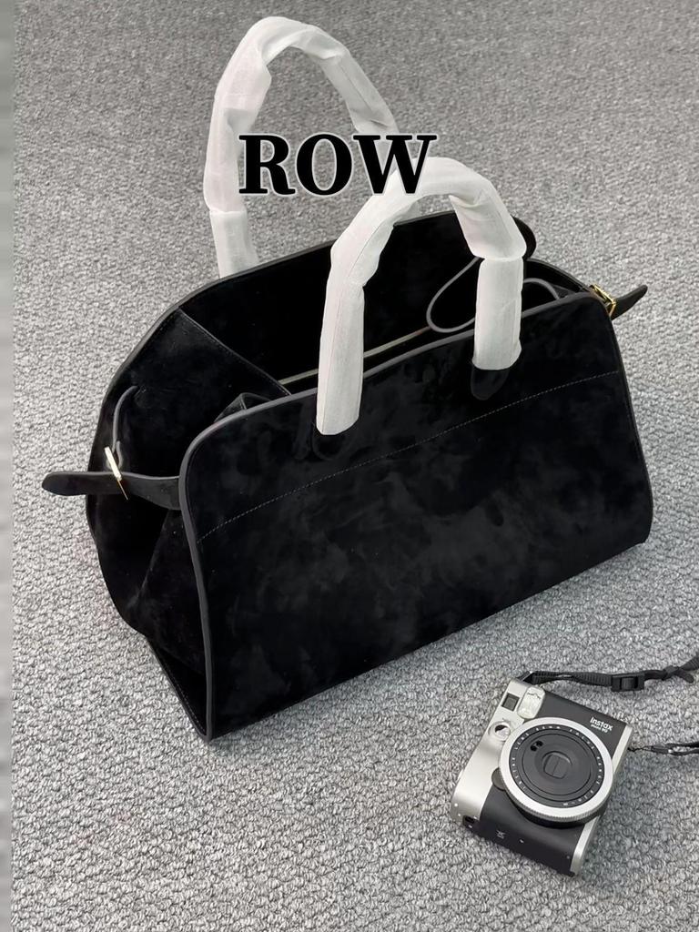 Сумка-тоут Margaux15 из матовой кожи T*ROW от Dong Jie в стиле минимализма — большая вместимость, сумка-трансформер цвета платины