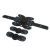 2 Pairs Bikes Pedal Straps Nylon Adjustable Metal Toe Clip 50cm Length Bicycle Pedal Toe Straps
