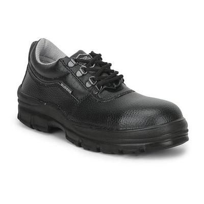 Liberty ROUGHTER-S Lacing Steel Toe Safety Shoes for Men | Lightweight PU Sole with Industrial Work | Anti-Skid | Comfortable for All Weather