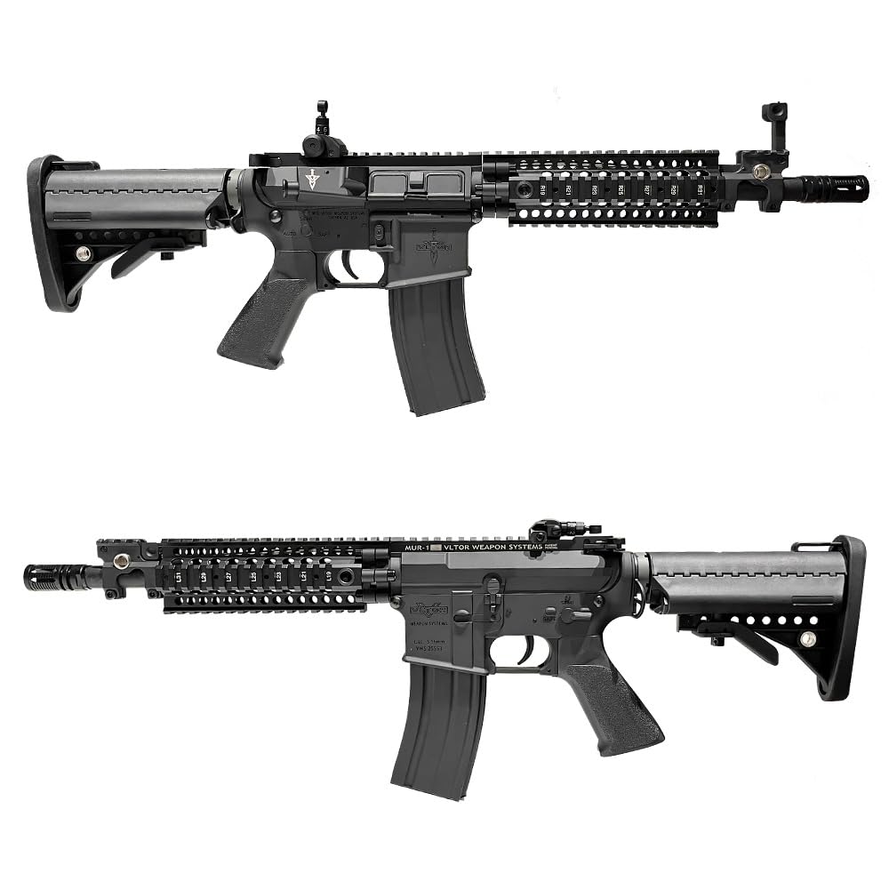 Ryohin Buhin VLTOR VST Sight Tower Gas Block Replica by E&C, Clamp-On Type with QD Sling Mount, Zinc Alloy Construction, Built-in Front Sight