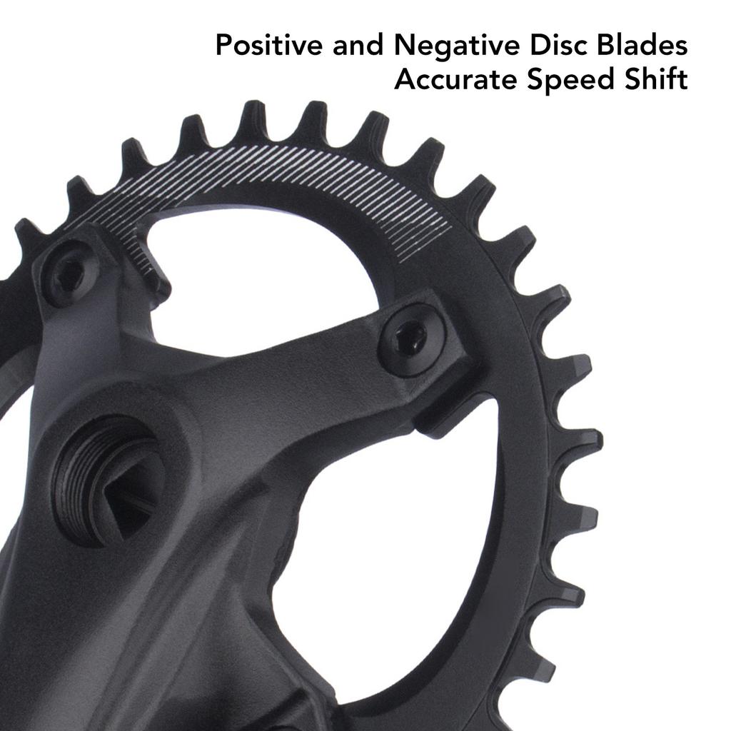 Mountainbike Kurbelarmset Aluminiumlegierung Rennrad Kurbelsatz Ersatz zum Fahren