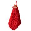 Red Hands Towel Red Wipe Cloth Chenille Cleaning Cloths Absorbent Eco-Friendly Chenille Material Home Bathroom Accessory