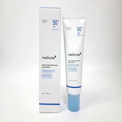 MEDICUBE Zero Pore Moisture Sun Serum SPF50+ PA++++ Hydrating Pore Care 50ml