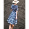 Lanser 2026 Summer Elegant Embroidered A-Line Dress
