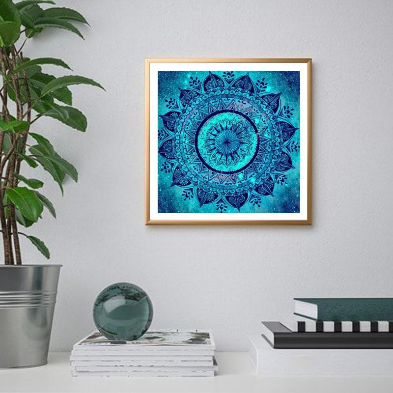 5D Diamond Painting Mandala Flowers Modern Pattern DIY Full Round Drill Cross Stitch Diamond Embroidery Home Decor Gift