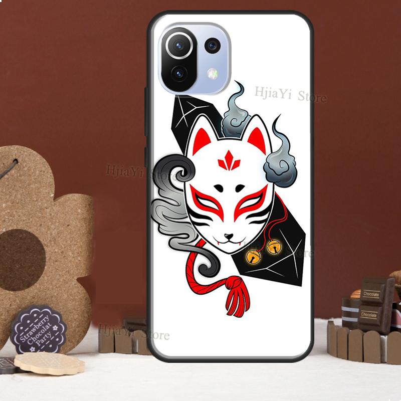 Japanese Style Fox Funda For POCO F5 X3 X4 X5 Pro F4 GT C40 F3 Case For Xiaomi 11T 12T Pro 12 X 13 Lite Cover