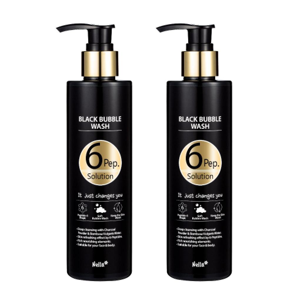 Nella Six Pep Solution Black Bubble Body Wash 245ml  2 NONE