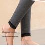 Unisex High-Waisted Wool Blend Pants - Thick, Heat-Generating, Slim-Fit Inner Layer for Warmth