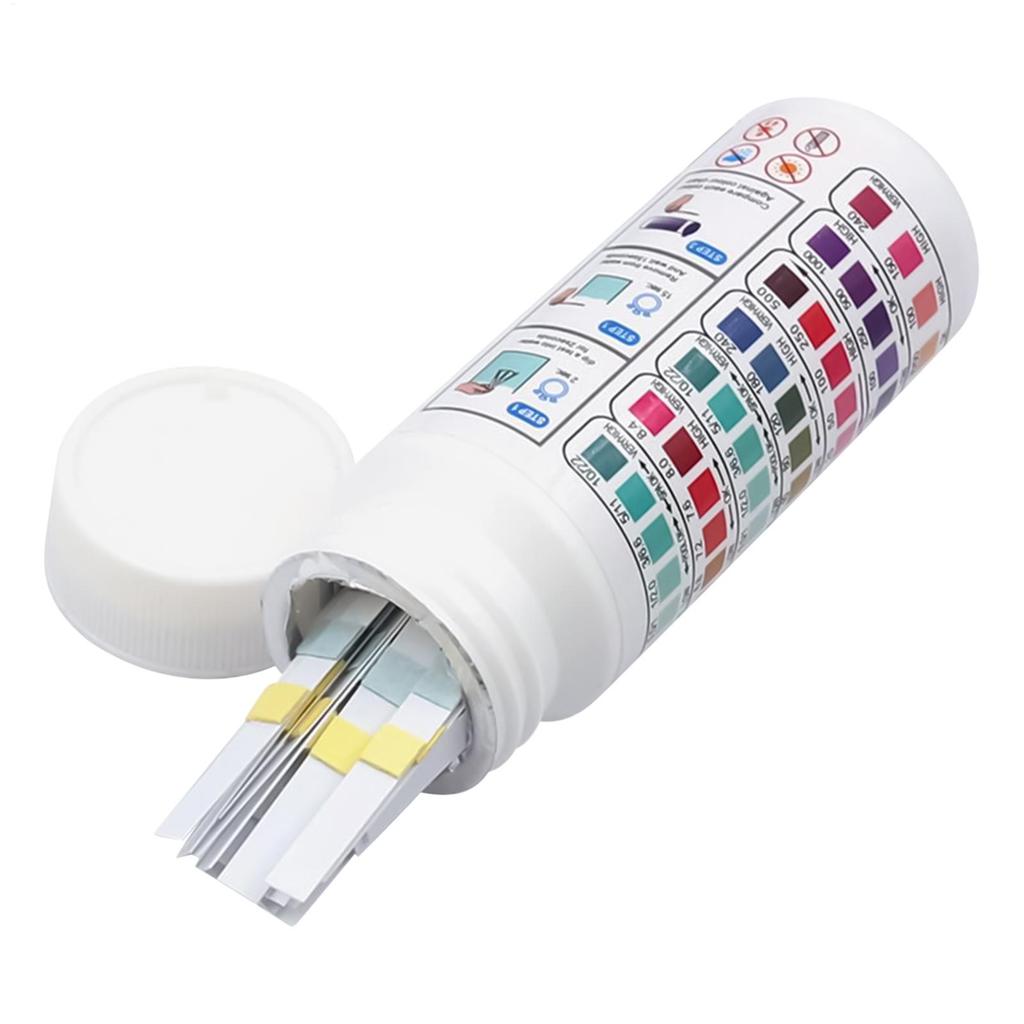 100pcs/set Accurate Pool Test Strips Aquarium Testing Kit Long Lasting Multifunctional Quick Results Testing Paper Set For Pool